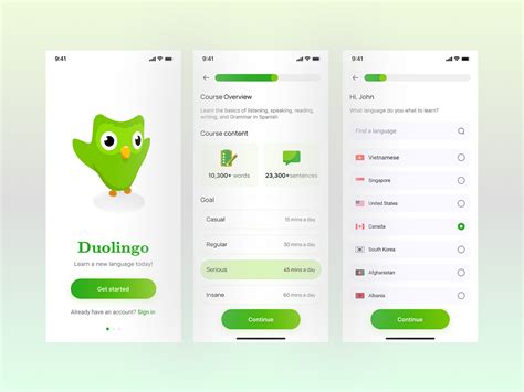 Duolingo Redesign Mobile App Design By Kobir Hossen On Dribbble