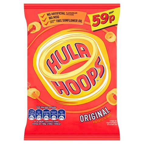 Hula Hoops Original Crisps 34g 59p Pmp We Get Any Stock