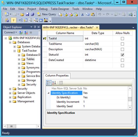 Sql Server Create Database And Table In A Single Sql Script Mobile