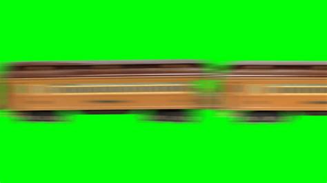 Train Passing By Animation Green Screen Youtube