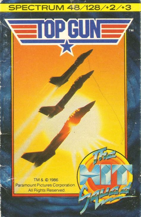 Top Gun 1986 Box Cover Art Mobygames