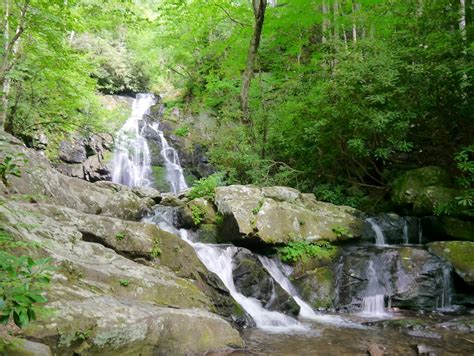 American Travel Journal Spruce Flats Falls Great Smoky Mountains