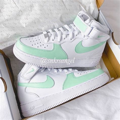 Custom Air Force 1 Mid Mint Make Your Own Air Force 1 Mid Mint