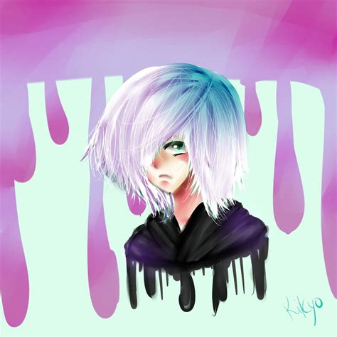 Test To Paint Pastel Goth Scene Boy By Kikyonekochan