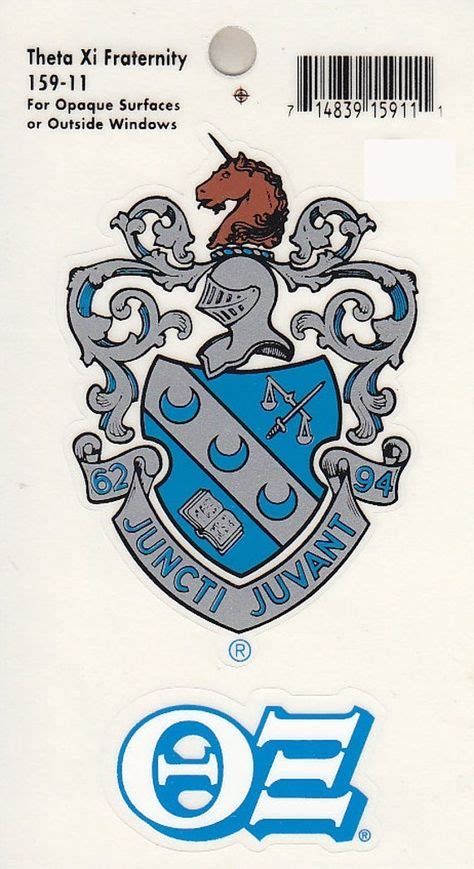 Stickers Theta Xi Crest In 2020 With Images Theta Xi