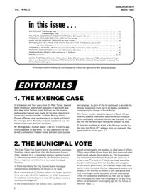 Editorial The Municipal Vote South African History Online