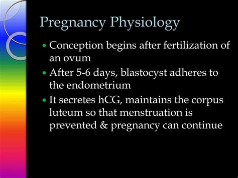 Ppt Pregnancy Physiology And Conditions Powerpoint Presentation Id