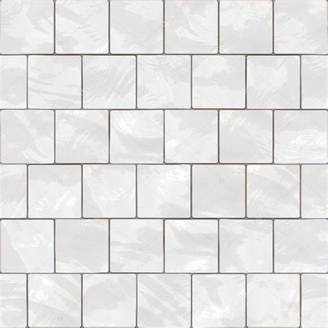 Shiny Seamless White Tiles Texture — Stock Photo © Kmiragaya 2364760
