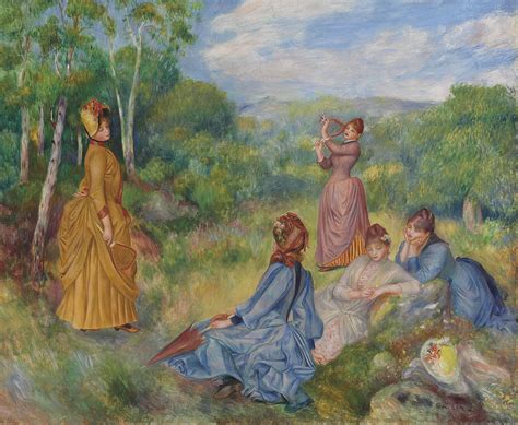 Pierre Auguste Renoir 1841 1919 Jeunes Filles Jouant Au Volant
