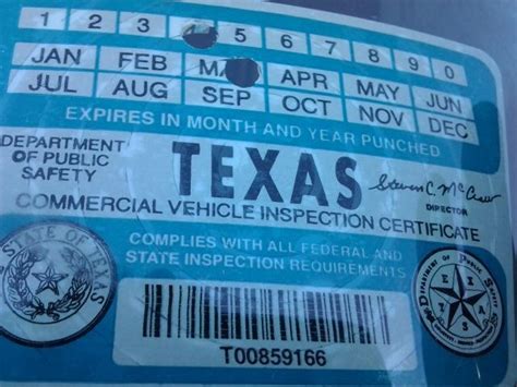 33 Fmcsa Annual Vehicle Inspection Label Placement Labels Database 2020