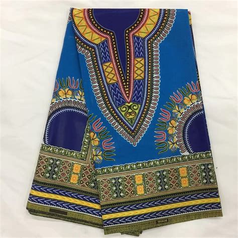 Lsdk 86 Blue African Dashiki Print Fabric Veritable Angelina Wax Print Dashiki Shirt Fabrics