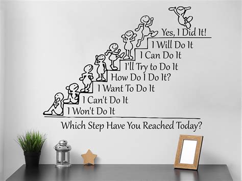 Which Step Have You Reached Today Motivation Quote Wall Etsy Uk