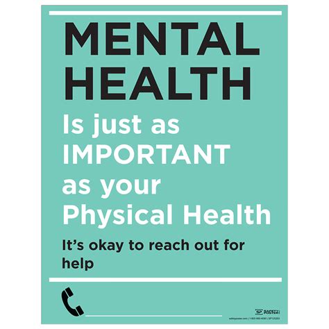 Safety Poster Mental Health Its Okay To Reach Out Cs136777