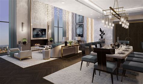 London Penthouse Development Luxury Interior Design Room Penthouse