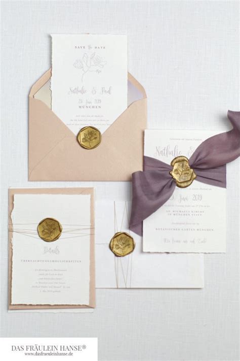 Die beschreibung dieser humorvollen karte Einzigartige Einladungskarten zur Hochzeit in zarten Pastelltönen (Malve, Antik Gold und Altrosa ...