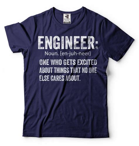 Engineer T Shirt Funny Occupation Engineer Definition Tee Etsy