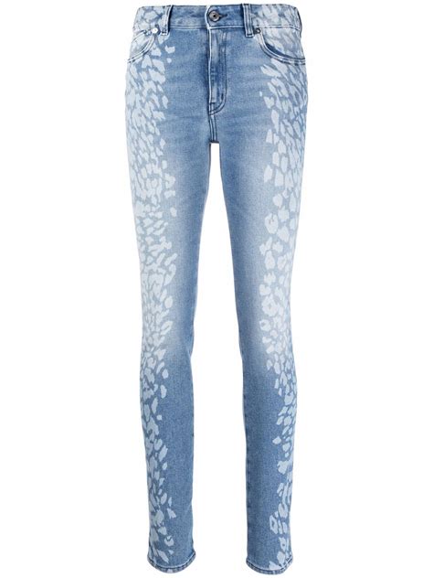 Just Cavalli Leopard Print Skinny Jeans Farfetch