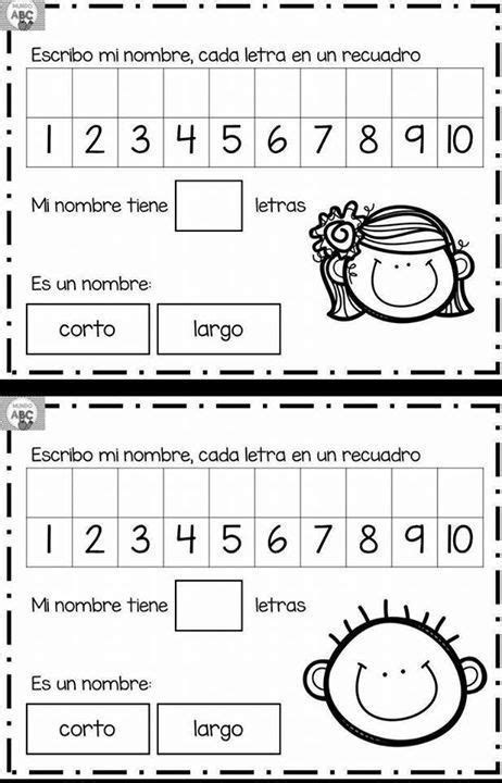 Cuadernillo Practico Mi Nombre Especial Para Niños De Actividades