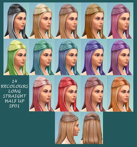 Mod The Sims 4 Stuff Pack Hairstyles Restuffed With Recolours