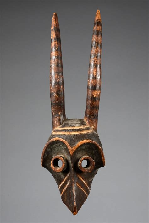 Horned Mask Giphogo Auctionhouse Zemanek Münster Mask Tribal Art