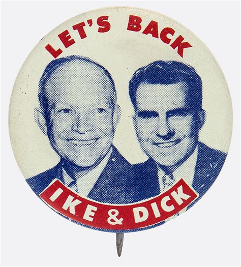 Item Detail Eisenhower Nixon Lets Back Ike And Dick 1952 Presidential Campaign Jugate Litho