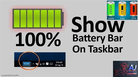 How To Show Battery Percentage Icon On Taskbar Of Windows Laptops In
