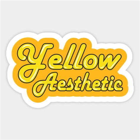 Pastel Yellow Aesthetic Stickers