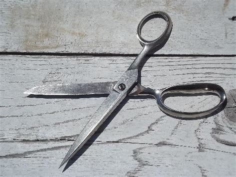 Wiss Pinking Shears And Sewing Scissors Quality Vintage American Made