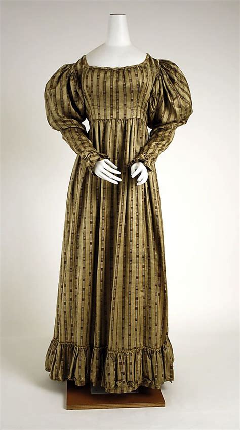 European Day Dress Ca 1820 European Dress Historical Dresses Dresses