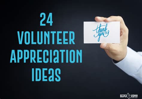 24 Volunteer Appreciation Ideas Deeper Kidmin