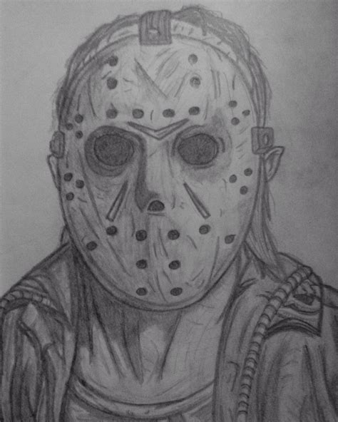 Friday The 13th Jason Voorhees Drawings