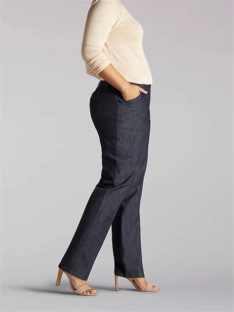 Lee Womens Plus Size Relaxed Fit All Day Straight Leg Pant Pants