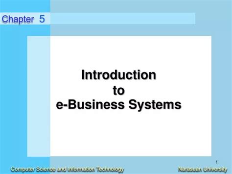 Ppt Introduction To E Business Systems Powerpoint Presentation Free