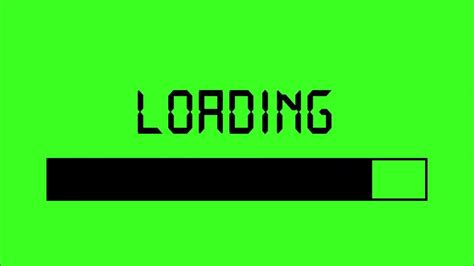 Loading Bar Animation On White Background And Green Screen Download