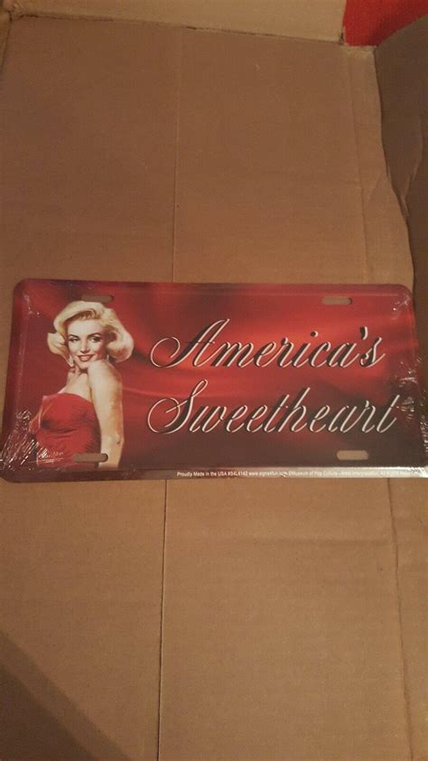 Marilyn Monroe License Plates 3855485308