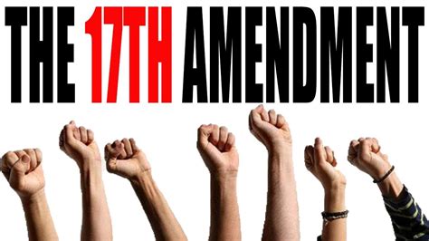 Seventeenth Amendment To Constitution Requiring That U S Senators Be