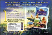 THE LION KING__Original 1994 Trade Print AD movie promo__Disney ...