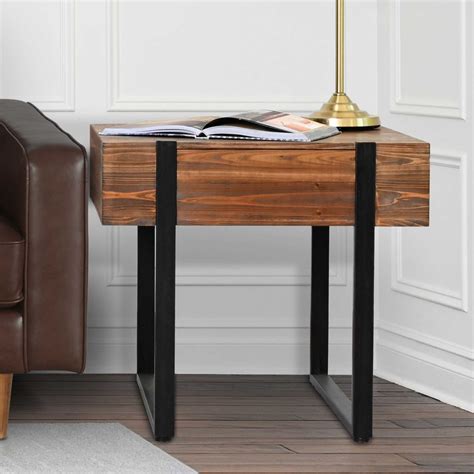 Abbyson George Wood End Table Living Room Tables Furniture
