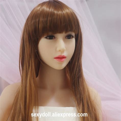 New Silicone Sex Doll Head Asian Face Natural Skin 53 For Adult Sexy