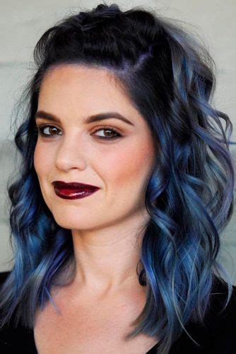blue hairstyles for women blue hair ideas 2024 ladylife