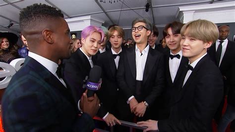 Watch Access Hollywood Interview Bts Share Their Dream Collaboration