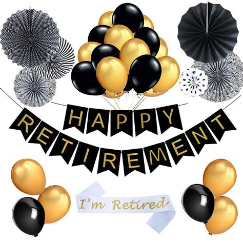 Parts 2 planning a retirement party 3 help your colleague, loved one, or friend transition to retirement a keepsake box filled with mementos from the job might be an idea. China Umiss Paper Sash Happy Retirement Party Decoration ...