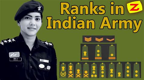 Indian Army Officers Ranks Indian Army Officer Roles Hierarchy Rank