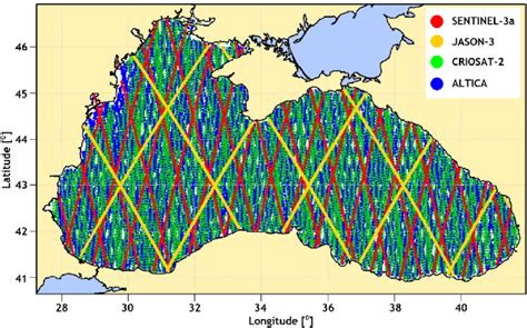 Distribution Of Satellite Altimetry Observations Over The Black Sea