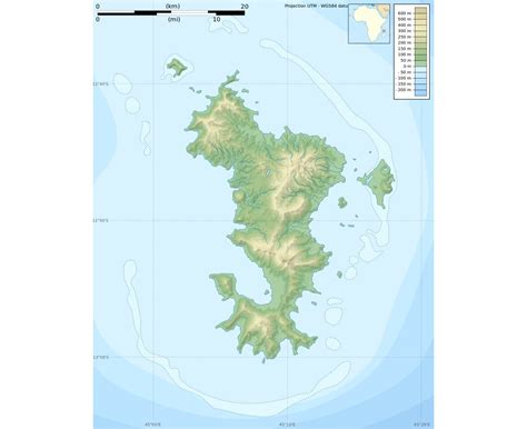 Maps Of Mayotte Island Collection Of Maps Of Mayotte Island Africa