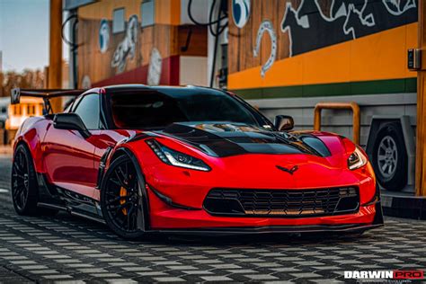 2013 2019 Corvette C7 Z06 Grandsport Carbon Fiber Canards