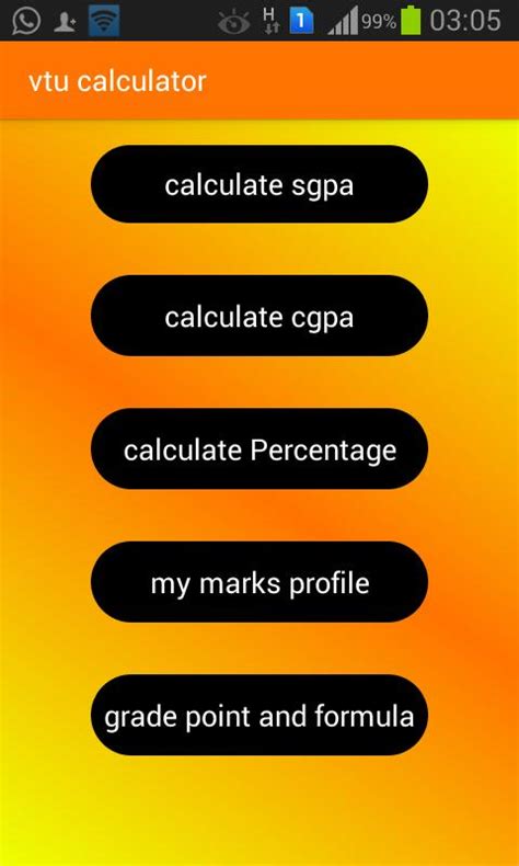 How cgpa is calculated in vtu. vtu(cbcs) sgpa cgpa % calculator for Android - APK Download