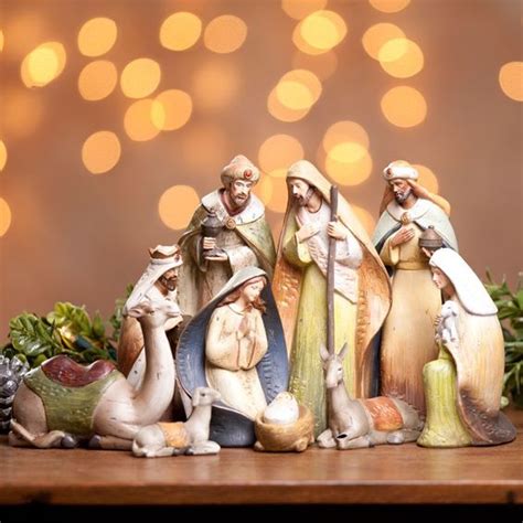 Nativity Figures Nativity Set Christmas Nativity Scene The