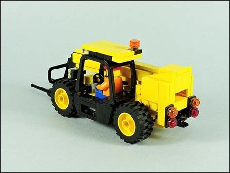 Jcb Telehandler3 Kreso007 Flickr Lego Tractor Lego Projects
