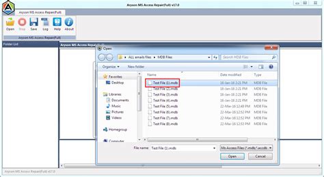 Ms Access Mdb File Repair Tool To Recover Data From